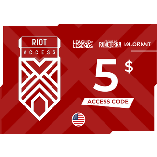 Riot Access Code 5 USD Key - UNITED STATES