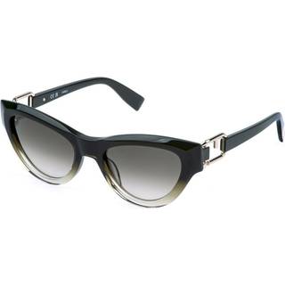 Furla SFU982 07C7 54 Solbriller Kvinder Grøn - Shiny Faded Olive Green - 54mm