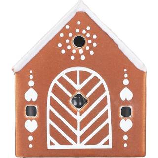 Kähler Gingerbread lyshus lade brun H7.5 cm