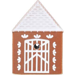 Kähler Gingerbread lyshus hytte brun H7.5 cm