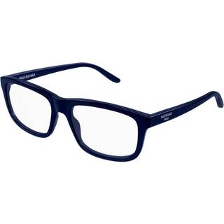 Balenciaga Mand BB0438O 004 Optiske stel Acetat Blå Transparent Firkantet