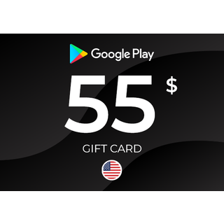 Google Play Gift Card 55 USD Key - UNITED STATES