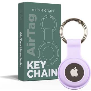 Mobile Origin AirTag KeyChain purple