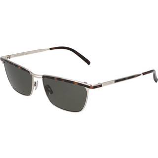 SAINT LAURENT Mand SL 795 JOE 002 Solbriller Metal Sølv Grå Firkantet