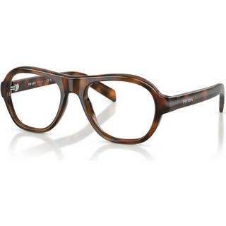 Prada Kvinde PR C12V 20D1O1 Optiske stel Acetat Havana Transparent Pillow Normal