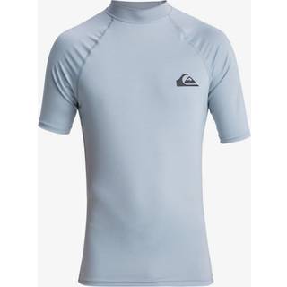 Quiksilver Quiksilver Blue Everyday UPF 50 Short Sleeve Logo Rash Vest