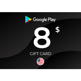 Google Play Gift Card 8 USD Key - UNITED STATES