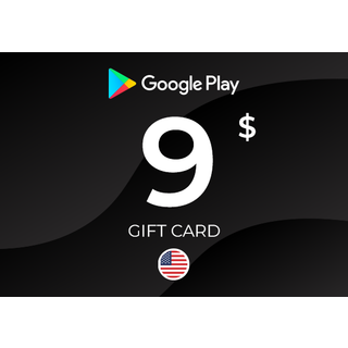 Google Play Gift Card 9 USD Key - UNITED STATES