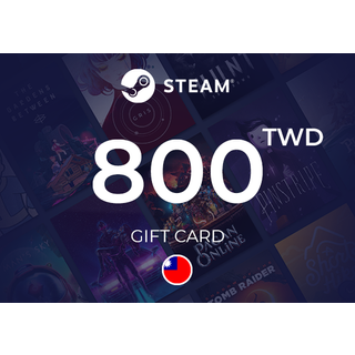 Steam Wallet Gift Card 800 TWD Key - TAIWAN