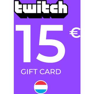 Twitch Gift Card 15 EUR Key - LUXEMBOURG