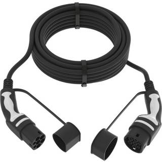 E-Line EV-ladekabel, Mode 3, Type 2, 32A, 3F, sort - 5 meter