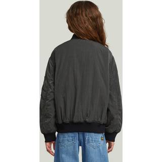 Girls Bomber Padded Jacket - Dark blue - girls