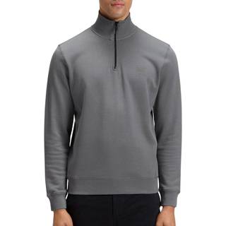 BOSS Zetrust Quarter Zip Sweatshirt Grey