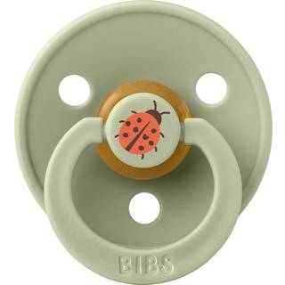 BIBS Rund Colour Sut - Str. 2 - Naturgummi - Studio - Ladybug - Sage