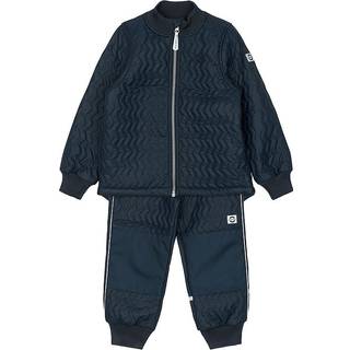 Mikk-line Termotøj Blue Nights Med Fleecefor - Str. 2y 92cm