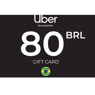 Uber Gift Card 80 BRL Key - BRAZIL