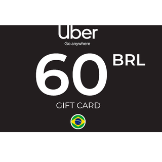 Uber Gift Card 60 BRL Key - BRAZIL