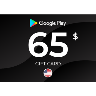 Google Play Gift Card 65 USD Key - UNITED STATES