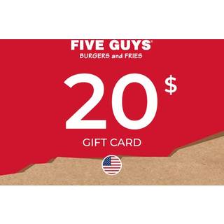 Five Guys Gift Card 20 USD Key - UNITED STATES