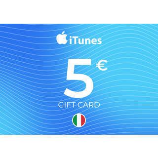 Apple iTunes Gift Card 5 EUR Key - ITALY