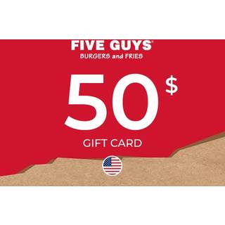 Five Guys Gift Card 50 USD Key - UNITED STATES