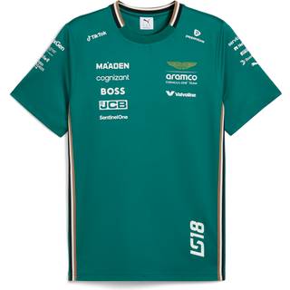PUMA x ASTON MARTIN ARAMCO F1Â® TEAM Replica Stroll Tee Men, Motorsport, Green Lux, XXL