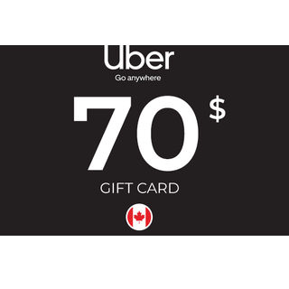 Uber Gift Card 70 CAD Key - CANADA