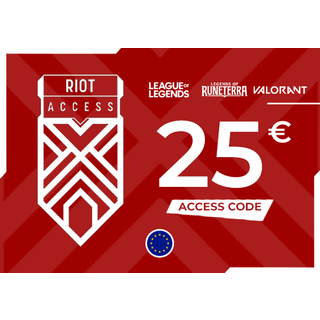 Riot Access Code 25 EUR Key - EU