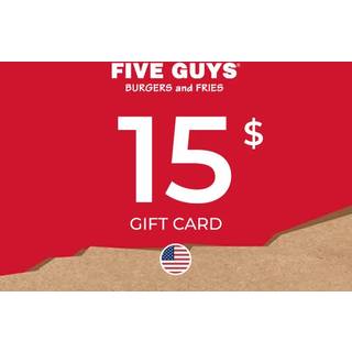 Five Guys Gift Card 15 USD Key - UNITED STATES