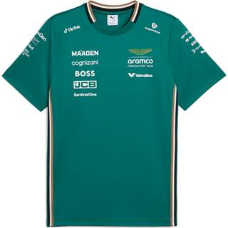 PUMA x ASTON MARTIN ARAMCO F1Â® TEAM Replica Tee Men, Clothing, Green Lux, M