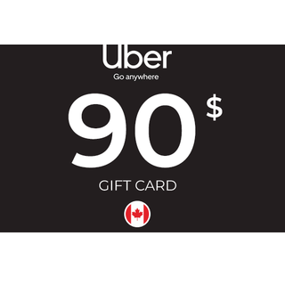 Uber Gift Card 90 CAD Key - CANADA