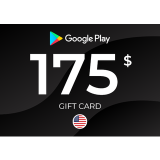 Google Play Gift Card 175 USD Key - UNITED STATES