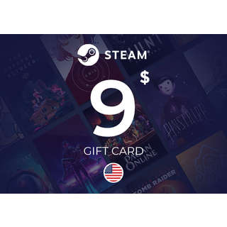 Steam Wallet Gift Card 9 USD Key - UNITED STATES