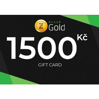 Razer Gold Gift Card 1500 CZK Key - CZECH REPUBLIC