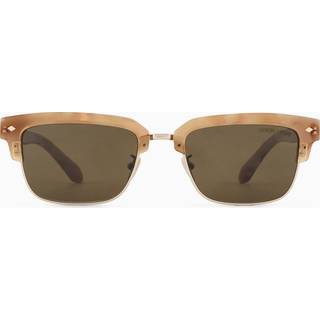 Giorgio Armani Mand AR8243 630073 Solbriller Acetat Skildpadde Brun Firkantet Normal