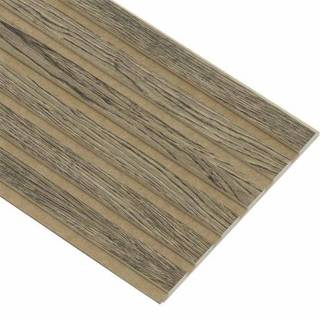 I-Wood Basic Original akustikpanel, sort olieret, brun filt og lys kerne, egefiner, 16 x 300 x 2400 mm