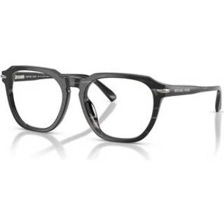 Michael Kors Mand MK4174U WOLF CREEK 4034 Optiske stel Acetat Sort Transparent Firkantet Normal