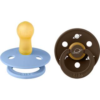 BIBS x Planet Nusa Colour Latex Sky Blue Mix Str. 2 - 2 stk.