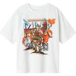 Javali Fortnite T-shirt, Bright White, 116 cm