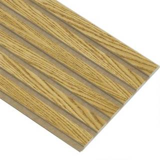 I-Wood Basic Original akustikpanel, brun olieret, brun filt og lys kerne, egefiner, 16 x 300 x 2400 mm
