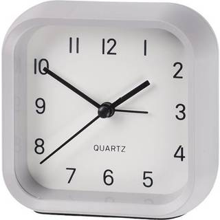 Batteridrevet analogt vækkeur Glocube - Lysegrå