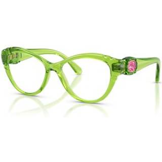 Swarovski Kvinde SK2057 1089 Optiske stel Injiceret Grøn Transparent Cat Eye Normal