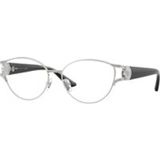 Versace Kvinde VE1309 1001 Optiske stel Metal Sølv Transparent Cat Eye Normal