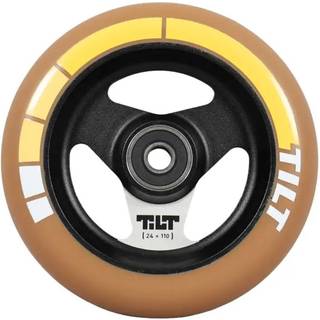 Tilt Stage I Hjul Til Løbehjul 2-Pak - Gold Stripe, Gold Stripe / 110mm