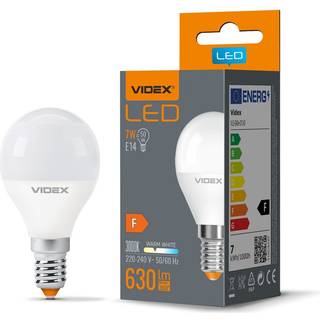 G45 LED-pære 7W E14 - varm hvid, 230V, 630 lm - Kulør : Varm