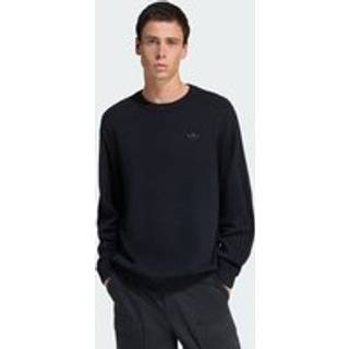 Premium Essentials striksweatshirt med rund hals - Black - L