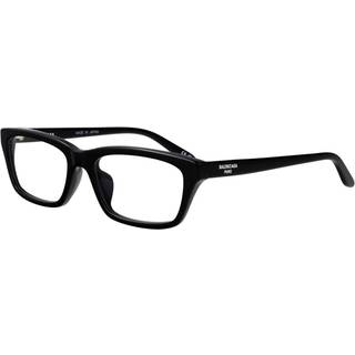 Balenciaga Mand BB0439O 001 Optiske stel Acetat Sort Transparent Firkantet