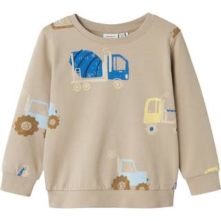 Name It Sweatshirt Pure Cashmere Med Køretøjsprint - Str. 6y 116cm