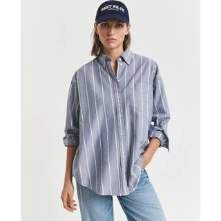GANT Dame Oversized fit klassisk Oxford-skjorte (38) Blå