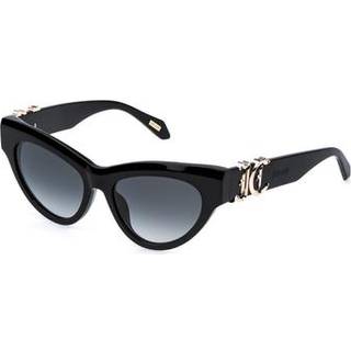 Just Cavalli Kvinde SJC109 700 Solbriller Acetat Sort Røg Cat Eye Normal Skygge